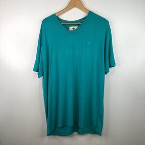 Bambou Company Eco-Sustainable Blue V Neck Shirt Tunic Size XL. NWT